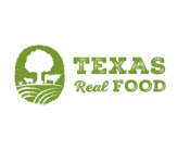 texas real food logo block